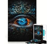 Puzzle "Occhio Mistico" per adolescenti, 1000 pezzi, gioco di logica, divertente e rilassante, opera d'arte da collezione (38x52cm)