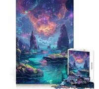 Puzzle "Oceano Celeste dei Sogni" da 1000 pezzi per ragazzi,hobby rilassante e stimolante,bordi precisi,regalo per le vacanze (50x75cm)