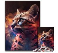 Puzzle Ocelot Nebula da 1000 pezzi, sfida per la mente, regalo educativo per adolescenti, 50x75CM/19,68x29,52 pollici