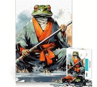 Puzzle Oead Samurai Rana Samurai per adulti, 1000 pezzi, sfida mentale, giocattolo rilassante, evasione, pezzo da collezione di alta qualità (38x52cm)