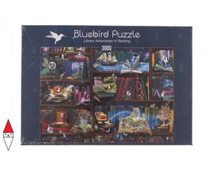 PUZZLE OGGETTI BLUEBIRD LIBRERIA LIBRARY ADVENTURES IN READING 3000 PZ