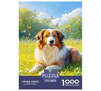 Puzzle Old English Sheepdog A 1000 Pezzi, Puzzle Pastoral Scenery Adulti, Gioco Diabilità Impossibile Puzzle Arte Gioco Intellettivo Familiare Regali Di Festa 38x26cm/1000pcs