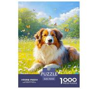 Puzzle Old English Sheepdog A 1000 Pezzi, Puzzle Pastoral Scenery Adulti, Gioco Diabilità Impossibile Puzzle Pittura Giochi Rilassamento E Intelligenza Regali Di Festa 70x50cm/1000pcs