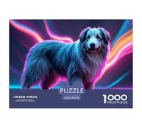 Puzzle Old English Sheepdog Con 1000 Pezzi, Puzzle Pet - Themed Adulti, Gioco Diabilità Impossibile Puzzle Pittura Giochi Rilassamento E Intelligenza Regalo Per Amore E Amico 70x50cm/1000pcs