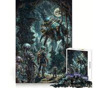 Puzzle "Oltre le frontiere aliene" per adulti, 1000 pezzi, attività rilassante e di logica, con assemblaggio preciso, ideale come regalo di Natale (38x26cm)