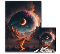 Puzzle "Oltre l'orizzonte" da 1000 pezzi, puzzle impossibili per adulti, decorazioni artistiche fai da te, regalo di compleanno perfetto, 26X38CM/10,23x14,96 pollici.