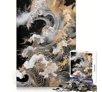 Puzzle "Onde Arrabbiate" per adolescenti, 1000 pezzi, stimolante per la mente, hobby rilassante, blocco solido, regalo premuroso (38x52cm)