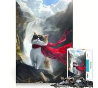 Puzzle One Cool Cat da 1000 pezzi per ragazzi, stimola la memoria, gioco rilassante, bordi netti, regalo premium (38x52cm)