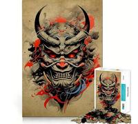 Puzzle Oni Samurai da 1000 pezzi per adolescenti, gioco di logica e abilità, morbido, rilassante, taglio preciso, regalo prezioso (38x52cm)