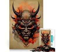 Puzzle Oni Samurai da 1000 pezzi per adolescenti, gioco rilassante con bordi netti, regalo di alta qualità (50x75cm)