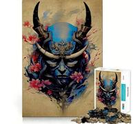 Puzzle Oni Samurai da 1000 pezzi per adolescenti, ideale per stimolare la memoria, favorire la serenità e creare un'atmosfera piacevole Regalo elegante (38x26cm)