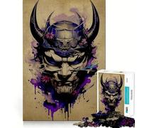 Puzzle Oni Samurai da 1000 pezzi per adulti, gioco di logica, divertente da giocare insieme, design elegante e raffinato (50x75cm)