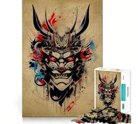 Puzzle Oni Samurai No Jigsaw per adolescenti, 1000 pezzi, gioco di logica, rilassante, di alta qualità, regalo stagionale (50x75cm)