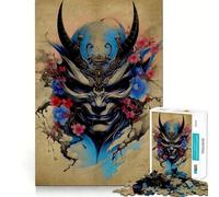 Puzzle Oni Samurai per adulti, 1000 pezzi, gioco per allenare la mente, rilassante e divertente, idea regalo per le vacanze (38x52cm)