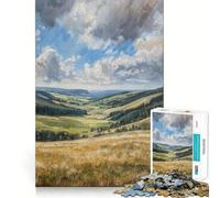 Puzzle Open Valley da 1000 pezzi per adulti, gioco di logica, divertente da assemblare, con bordi di alta qualità, regalo elegante (50x75cm)