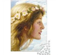 Puzzle opere d'arte famose nel mondo Edward Robert Hughes 1000 Pezzi, Divertimento Per Adulti, Multicolore Rompicapo Di Legno museo, Impegnativo Puzzles dipinto. Per Giovani Regali