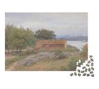 Puzzle opere d'arte famose nel mondo Hans Gude 1000 Pezzi, Divertimento Per Adulti, Multicolore Rompicapo Di Legno museo, Impegnativo Puzzles dipinto. Per Giovani Regali