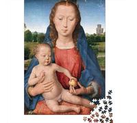 Puzzle opere d'arte famose nel mondo Hans Memling 1000 Pezzi, Divertimento Per Adulti, Multicolore Rompicapo Di Legno dipinto, Impegnativo Puzzles arte. Per Giovani Regali