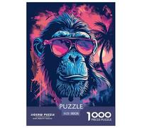 Puzzle Orangutan figo Artee Jigsaw Family Game Gioco Educativo E Stimolante Animale Divertimento Gioco Da 1000 Pezzi Regalo Per Amore E Amico 38x26cm/1000pcs