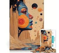 Puzzle Orbiting Echoes da 1000 pezzi per adolescenti, gioco cognitivo, passatempo rilassante, bordo premium, lista dei desideri di Babbo Natale (50x75cm)