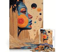 Puzzle Orbiting Echoes da 1000 pezzi per adolescenti, gioco cognitivo, passatempo rilassante, bordo premium, lista dei desideri di Babbo Natale (50x75cm)