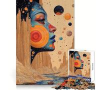 Puzzle Orbiting Echoes da 1000 pezzi per ragazzi, gioco di logica e abilità, tempo sereno, taglio preciso, (38x52cm)