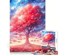 Puzzle originale ad albero per ragazzi, 1000 pezzi per allenare la mente, semplice e divertente da assemblare, un regalo prezioso 38x52cm