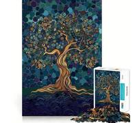 Puzzle originale Albero della Vita da 1000 pezzi per adulti, sfida mentale, giocattolo per il tempo libero, dettagli nitidi, (50x75cm)