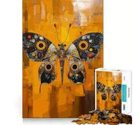 Puzzle originale astratto con farfalla, 1000 pezzi, per adulti, gioco intelligente da comporre insieme, divertente idea regalo stagionale (38x26cm)