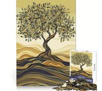Puzzle originale con albero d'ulivo da 1000 pezzi per adulti, gioco stimolante per la mente, per il tempo libero, con dettagli nitidi, (38x52cm)
