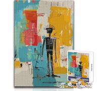 Puzzle originale da 1000 pezzi per adulti, raffigurante un uomo in piedi, rilassante e piacevole, con taglio fine e liscio, dimensioni del giocattolo: 38x52cm