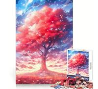 Puzzle originale "L'albero" da 1000 pezzi per adolescenti, gioco per allenare la mente, rilassante, artistico, da assemblare, regalo premuroso 38x26cm