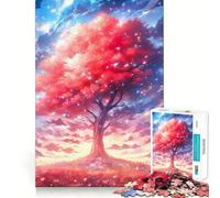 Puzzle originale "L'albero" da 1000 pezzi per adolescenti, gioco per allenare la mente, rilassante, artistico, da assemblare, regalo premuroso 38x26cm