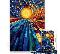 Puzzle originale "Percorso verso lo spazio" per ragazzi, 1000 pezzi, gioco stimolante per l'intelletto, evasione rilassante, taglio di qualità, regalo stagionale (38x26cm)