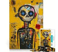 Puzzle originale Skull Boy da 1000 pezzi per adolescenti, gioco di logica chiaro, leggero e rilassante, taglio perfetto, regalo di cuore (38x26cm)