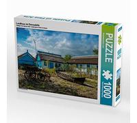 Puzzle orizzontale da 1000 pezzi, soggetto: casa di campagna nel delta del Danubio.