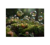 Puzzle orizzontale in legno con bolle nella foresta, 500 pezzi, sviluppa abilità pratiche per rilassarsi e interagire genitore-figlio