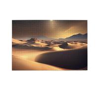 Puzzle orizzontale in legno del deserto del Sahara, 1000 pezzi, per rilassare e migliorare le mani sulle abilità e la concentrazione