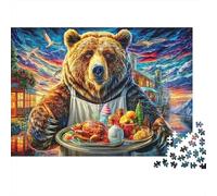 Puzzle Orso bruno europeo 1000 Pezzi | Difficile E Sfidante | Giochi Di Puzzle E Decorativo Per Casa 38x26cm/1000pcs