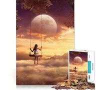 Puzzle oscillante da 1000 pezzi per adolescenti, gioco per allenare la mente, rilassante, evasione artistica, regalo premuroso 50x75cm