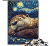 Puzzle Otter Night Sky da 2000 pezzi per adolescenti, regali, giochi educativi classici, splendida decorazione (70x100cm)