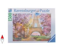PUZZLE PAESAGGI RAVENSBURGER CITTA AMORE A PARIGI 1500 PZ
