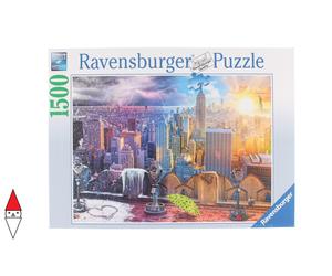 PUZZLE PAESAGGI RAVENSBURGER CITTA LE STAGIONI DI NEW YORK 1500 PZ