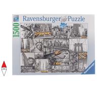 PUZZLE PAESAGGI RAVENSBURGER CITTA MACCHIE DI COLORE A NEW YORK 1500 PZ