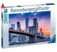 PUZZLE PAESAGGI RAVENSBURGER DA BROOKLYN A MANHATTAN 2000 PZ
