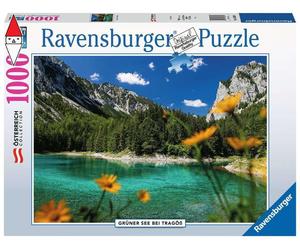 PUZZLE PAESAGGI RAVENSBURGER LAGO VERDE VICINO A TRAGOS 1000 PZ