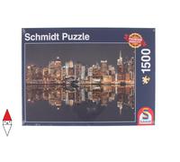 PUZZLE PAESAGGI SCHMIDT CITTA NEW YORK SKYLINE AT NIGHT 1500 PZ