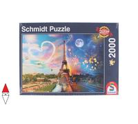PUZZLE PAESAGGI SCHMIDT CITTA PARIS DAY AND NIGHT 2000 PZ
