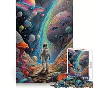 Puzzle "Paesaggio dei sogni degli astronauti" da 1000 pezzi per adolescenti, ideale per sviluppare capacità analitiche, per un momento di relax consapevole e per le vacanze (50x75cm)
