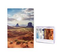 Puzzle Paesaggio della Monument Valley per adulti 1000 pezzi, puzzle in legno da foto, puzzle impegnativi perfetti per serate di gioco, decorazione della casa, puzzle regalo per feste di compleanno
